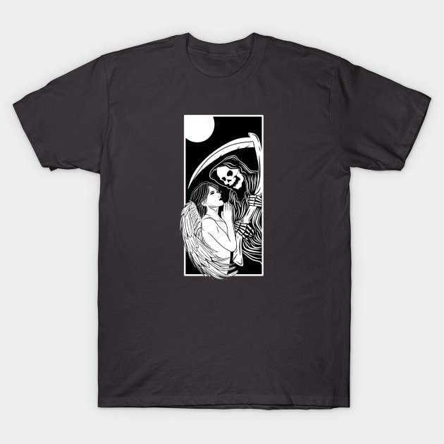 Devil and Angel T-Shirt by Night666mare